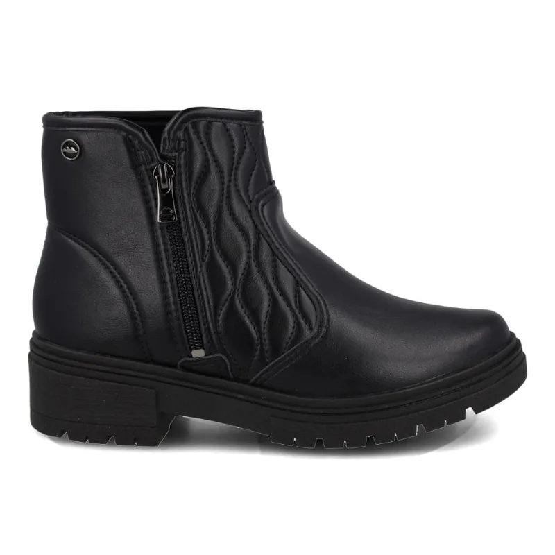 Bota Dakota Cano Médio Salto Baixo Feminina Preta 38