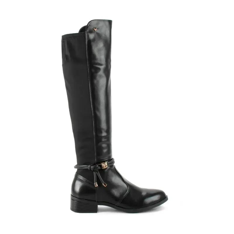 Bota Mississipi Cano Longo Feminina Preta J1091 33