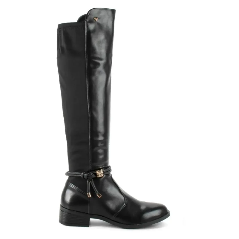 Bota Mississipi Cano Alto Feminina Preta 35