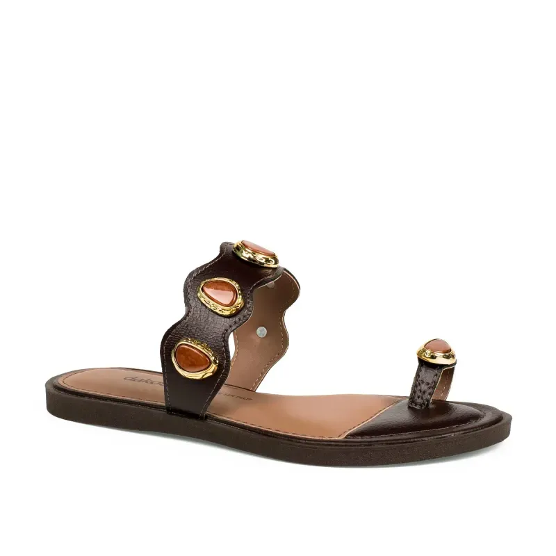Chinelo Dakota Marrom 34