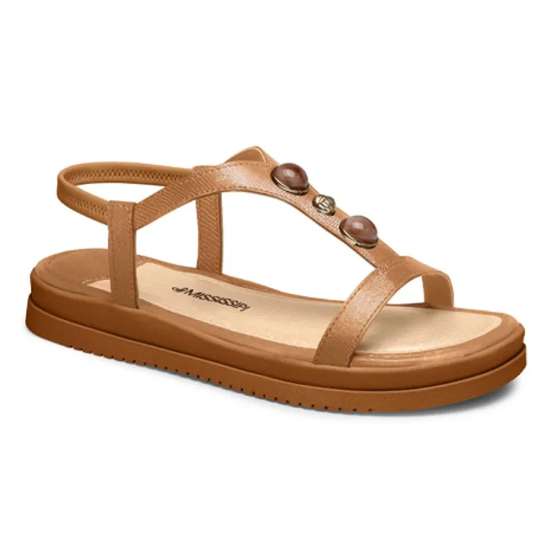 Sandália Mississipi Flatform Feminina Caramelo 37