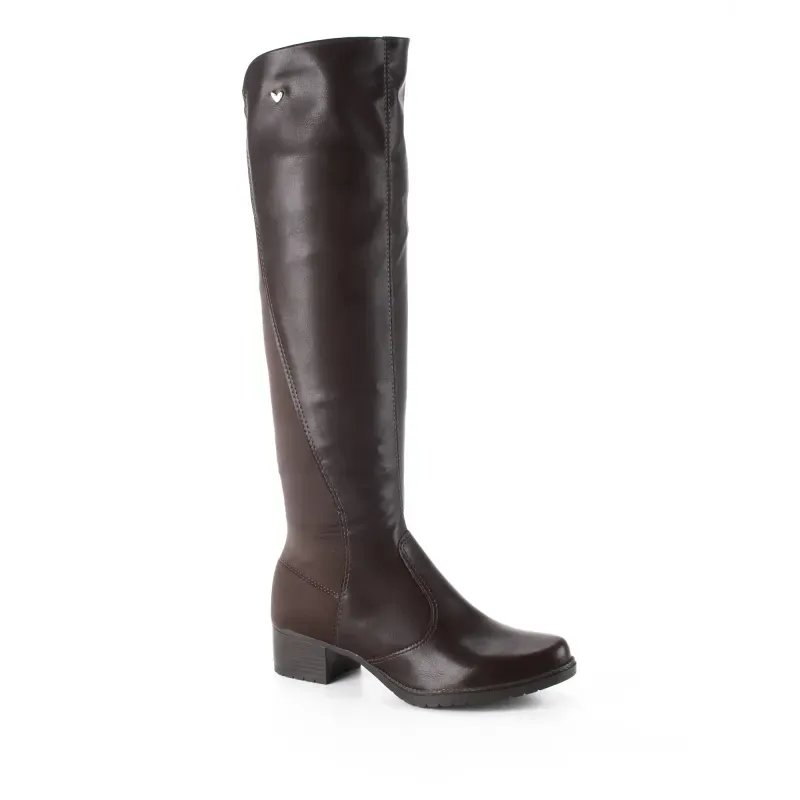 Bota Mississipi Cano Longo Feminina Café 33