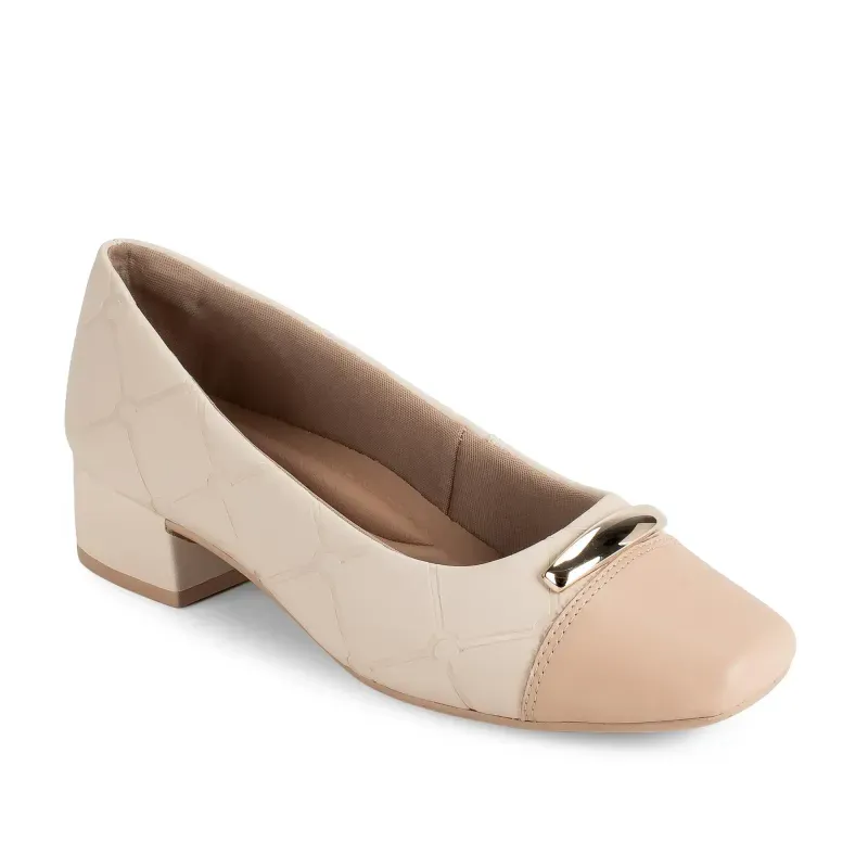 Scarpin Campesi Feminino Bege Claro 35