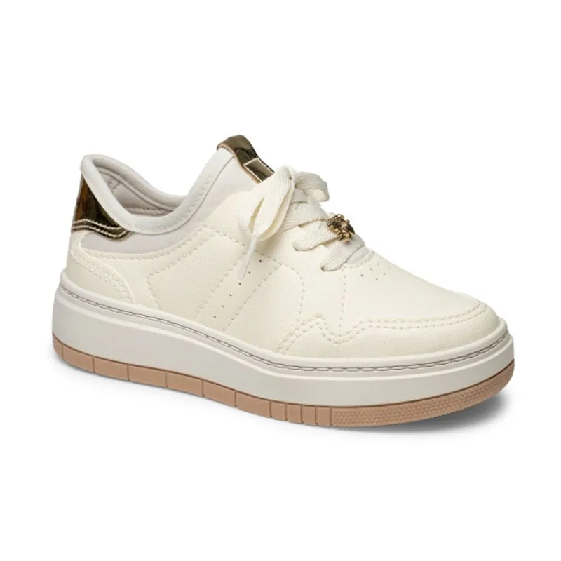 Tênis Pink Cats Infantil Creme Casual 31
