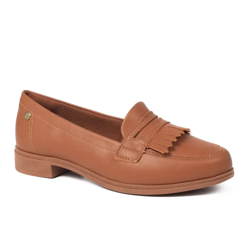 Mocassim Loafer Campesi Feminino Caramelo 34