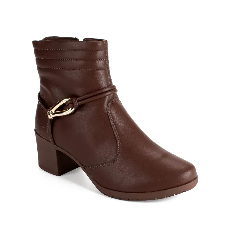 Bota Campesí de Cano Curto Marrom 40
