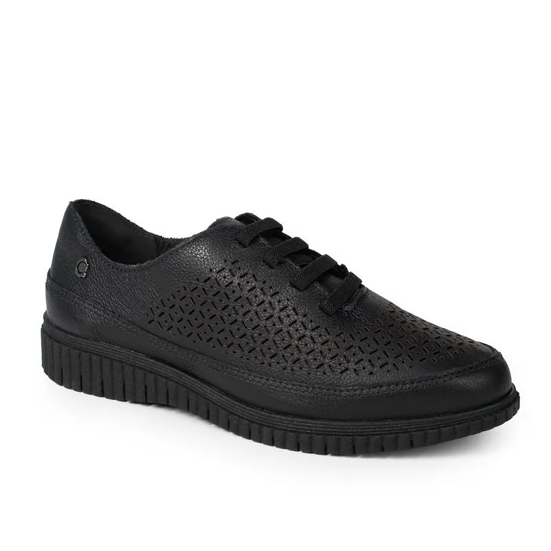 Sapato Oxford Campesi Feminino em Couro Preto 36