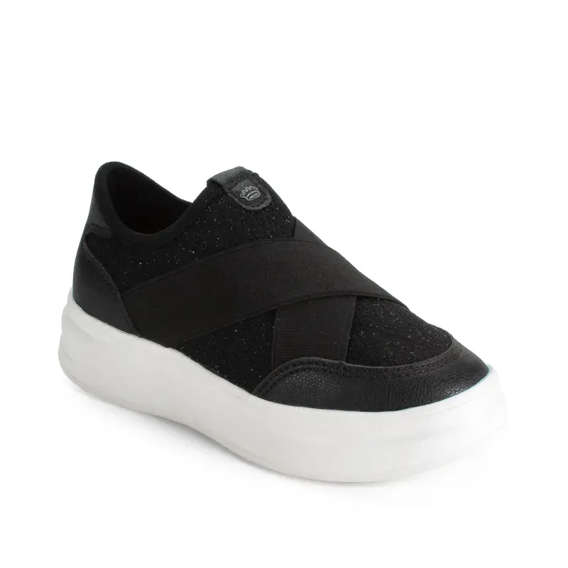 Tênis Pink Cats Infantil Feminino Preto Casual Confortável 36
