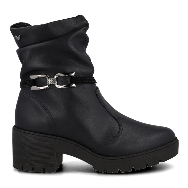 Bota Preta Mississipi Cano Médio Feminina 33