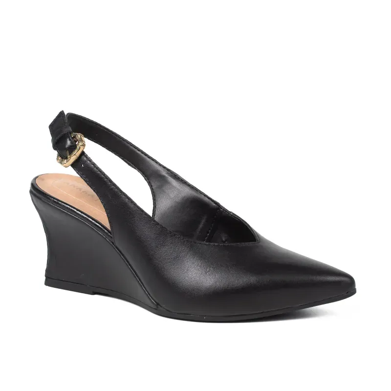 Sapato Slingback Tanara Feminino Preto 36
