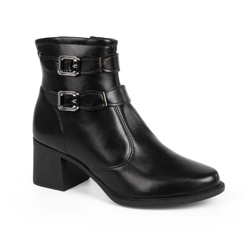 Bota Mississipi Cano Curto Urbana Feminina Preta 33