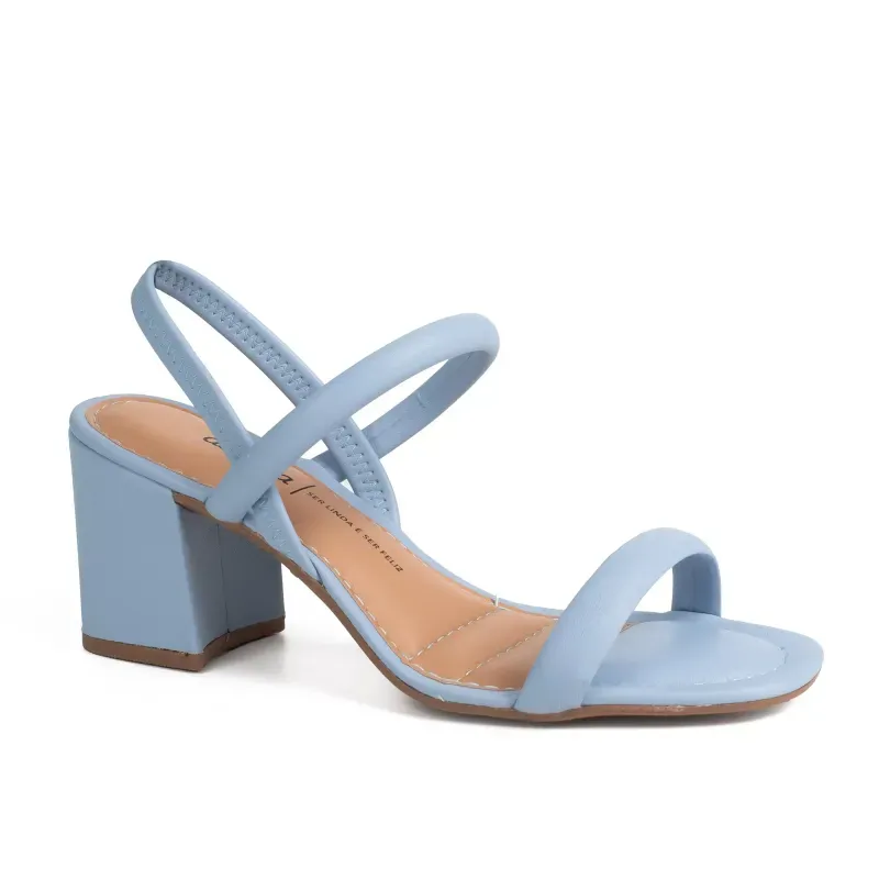 Sandália Dakota de Salto Bloco Azul 34