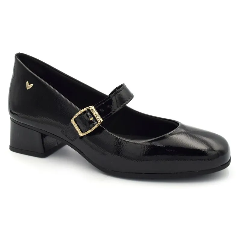 Scarpin Mary Jane Fefminino Mississipi Preto JI523 34