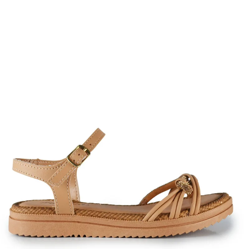 Sandália Flatform Infantil Pink Cats Feminina V6461 001 MOUSSE/MEL 29