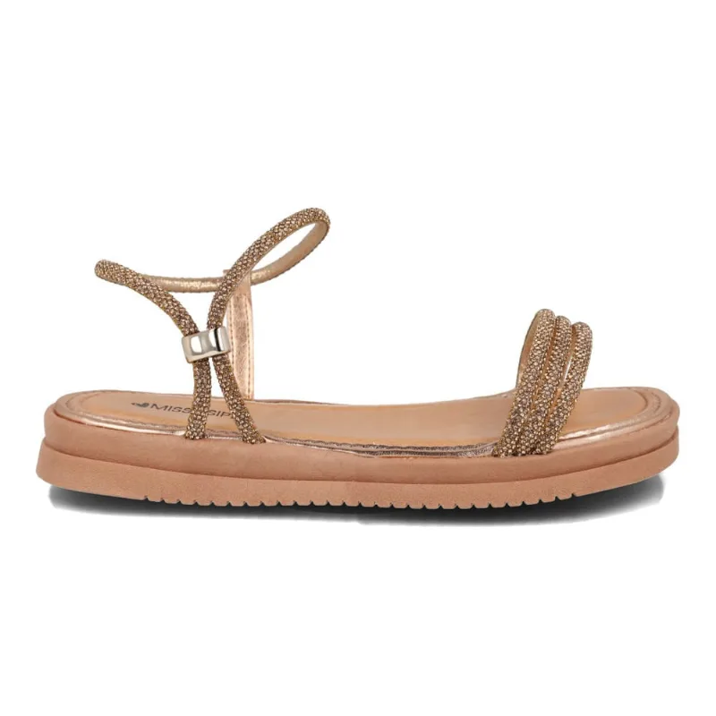 Sandália Papete Mississipi Feminina Bronze 35
