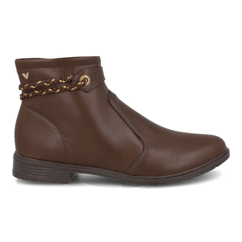 Bota Mississipi Cano Baixo Feminina Marrom 33