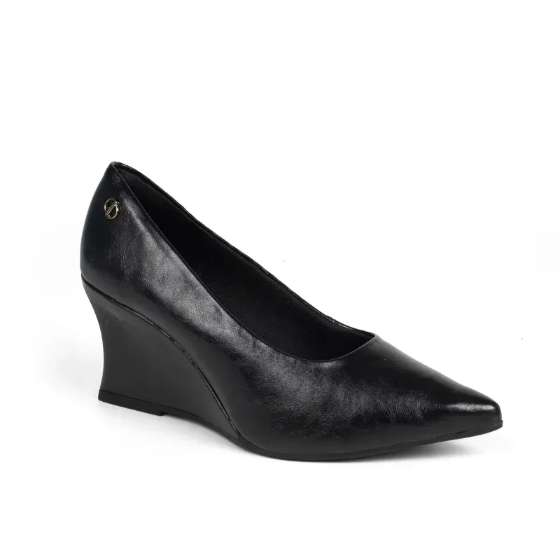 Scarpin Dakota Salto Anabela Bico Fino Feminino Preto 36