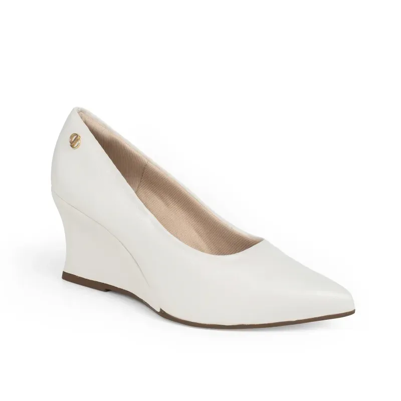 Scarpin Dakota Anabela Feminino Branco 38