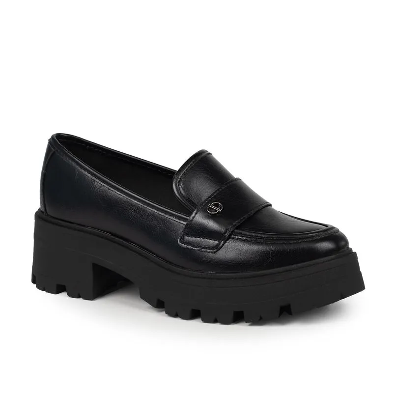 Sapato Loafer Dakota Sola Tratorada Feminina Preta 39