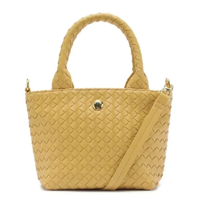 Bolsa Tote Anacapri Média Metalassê Amarela (MP)