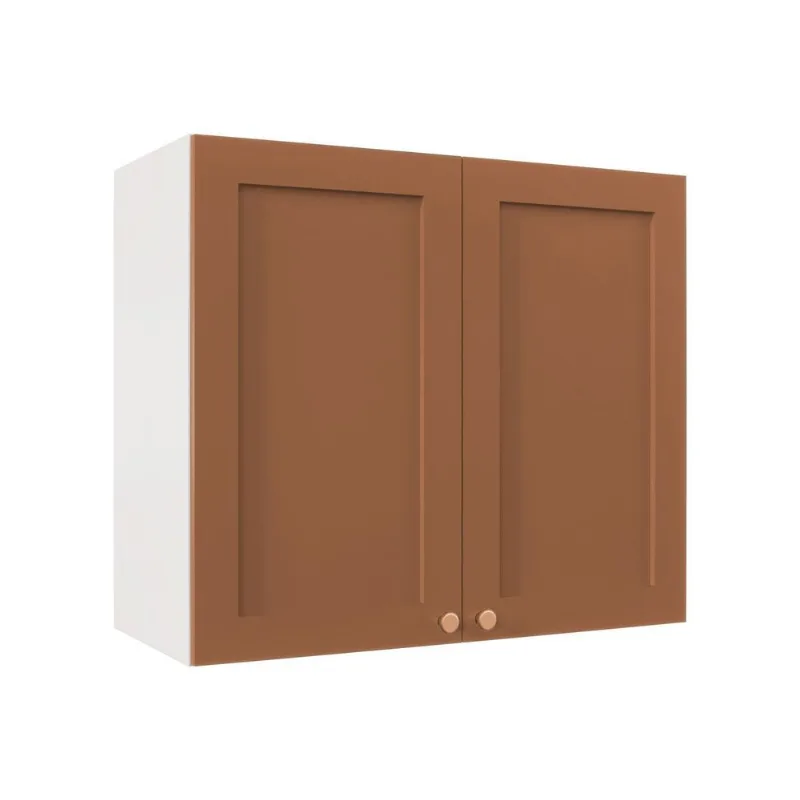 Aéreo Planejado 2 Portas 80cm Arizona CabeCasa MadeiraOriginals Branco/Terracota