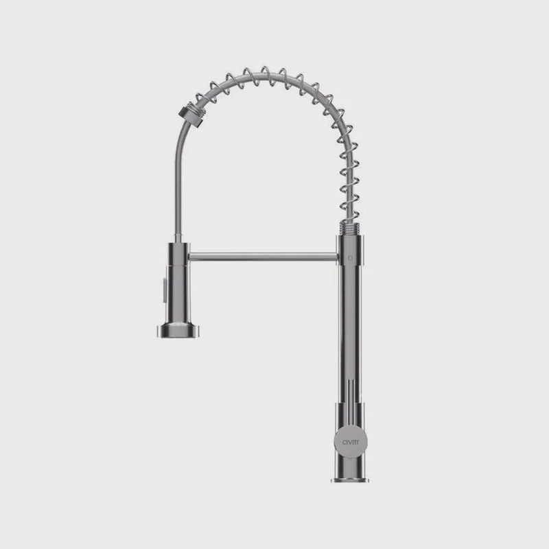 Kit 3 Torneiras para Cozinha Gourmet Misturador Monocomando Cinza