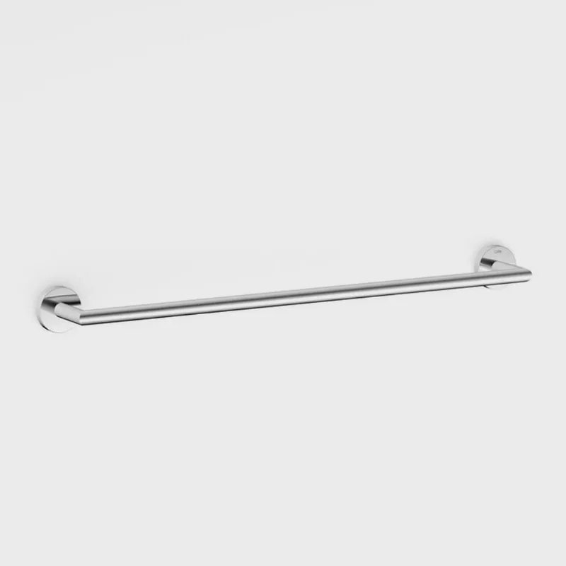 Kit com 3 Toalheiro de Barra 600mm N City Design Moderno Cromado