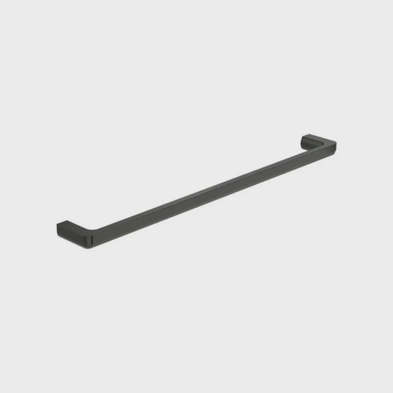 Kit com 3 Toalheiro de Barra 600mm Titanium Moderno e Elegante