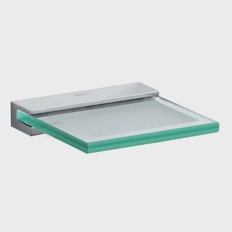 Kit com 2 Saboneteira de Vidro Verso Brilhante e Elegante