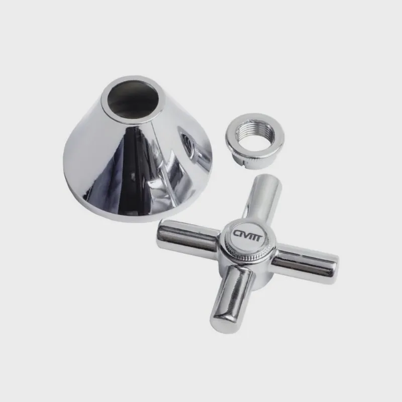 Kit 2 Acabamentos de Metal C31 para Registro 1/2 e 3/4 Universal e Deca -