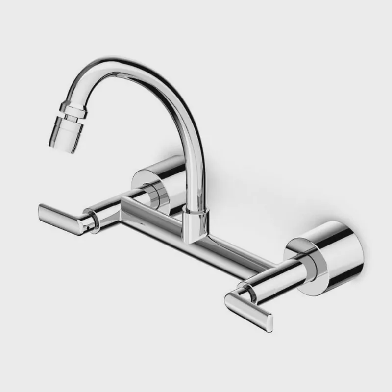 Kit com 3 Misturador para Cozinha de Parede Bica Móvel com Arejador Articulado Smart - N Celite
