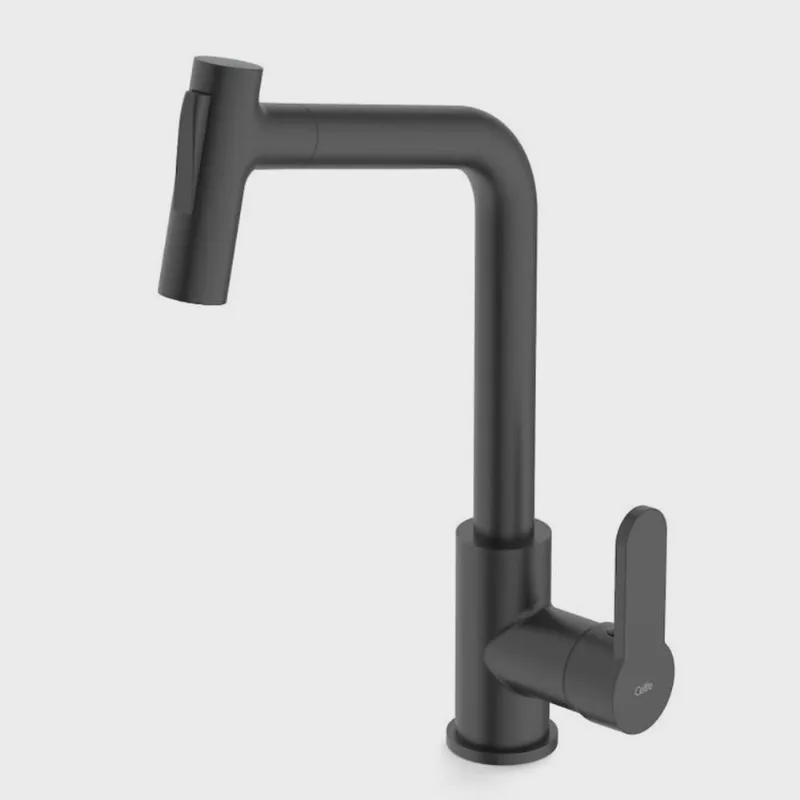 Kit com 3 Monocomando de Mesa para Cozinha com Bica Extraível com 2 Funções Kitchen Celite