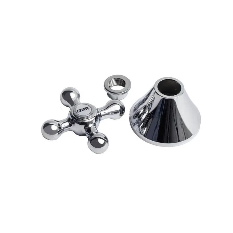 Kit 2 Acabamentos De Metal C52 Para Registro 1/2 E 3/4 Inox