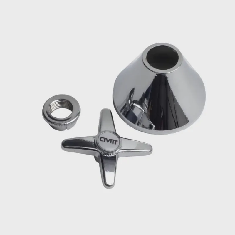 Kit 2 Acabamentos Metal C23 Registro 1/2 e 3/4 Universal