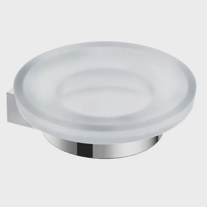 Kit com 3 Saboneteira de Vidro Escala Roca