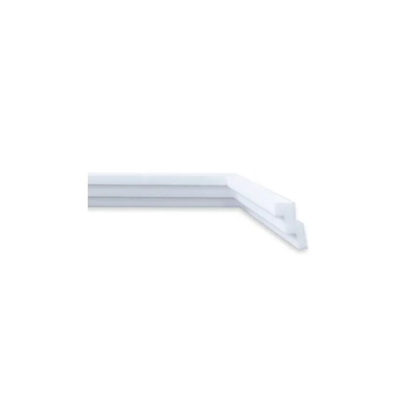 Kit Com 15 Barras Rodateto De Poliestireno 3cm X 20mm Liso 30m Branco
