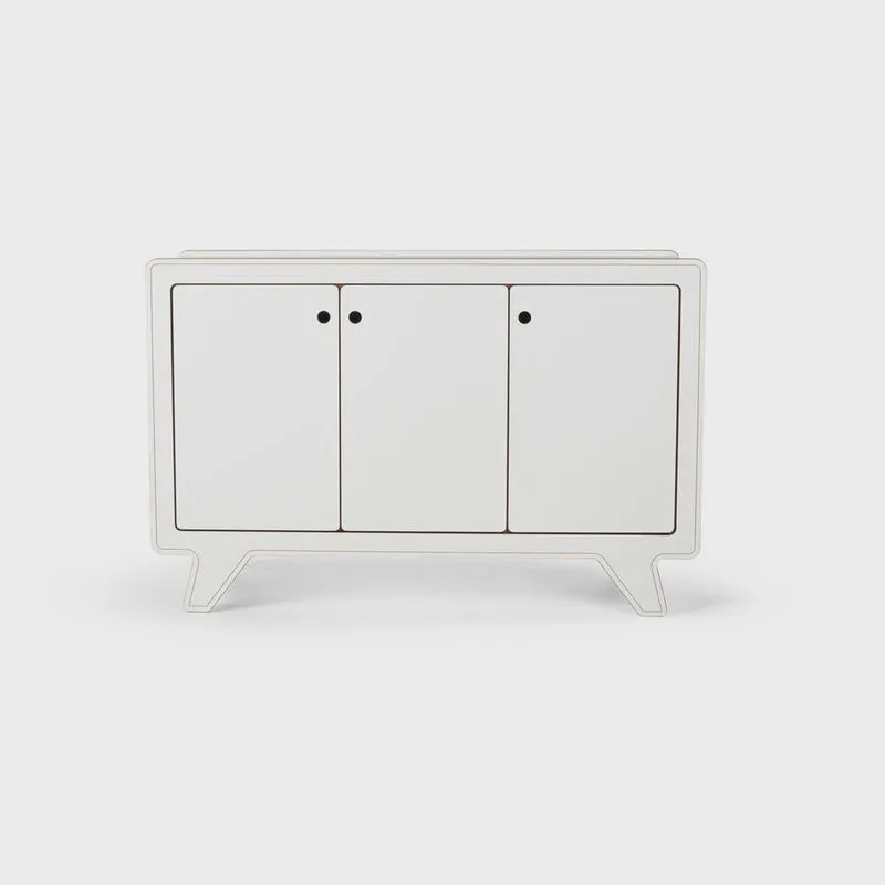 Buffet para Sala de Jantar 3 Portas James A 85cm x C 13cm x P 45cm