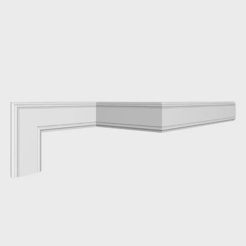 Kit com 20 Barras Roda Meio Cw12 Perfil de Poliestireno Linha Homestar 40m