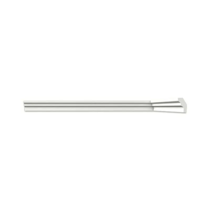 Kit Com 15 Barras Roda Teto Perfil De Poliestireno S25 Homestar 30m Branco