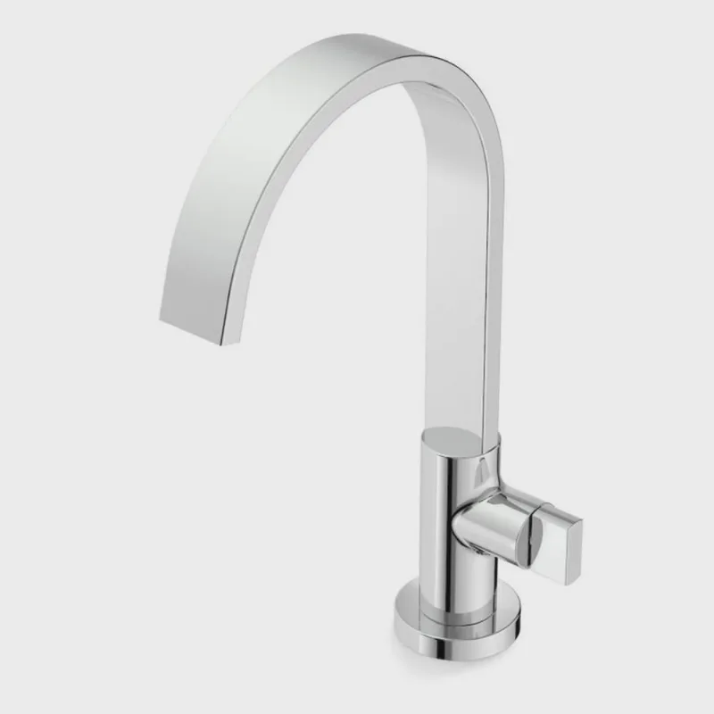 Kit com 3 Torneira para Lavatório de Mesa Bico Alta Flow Celite