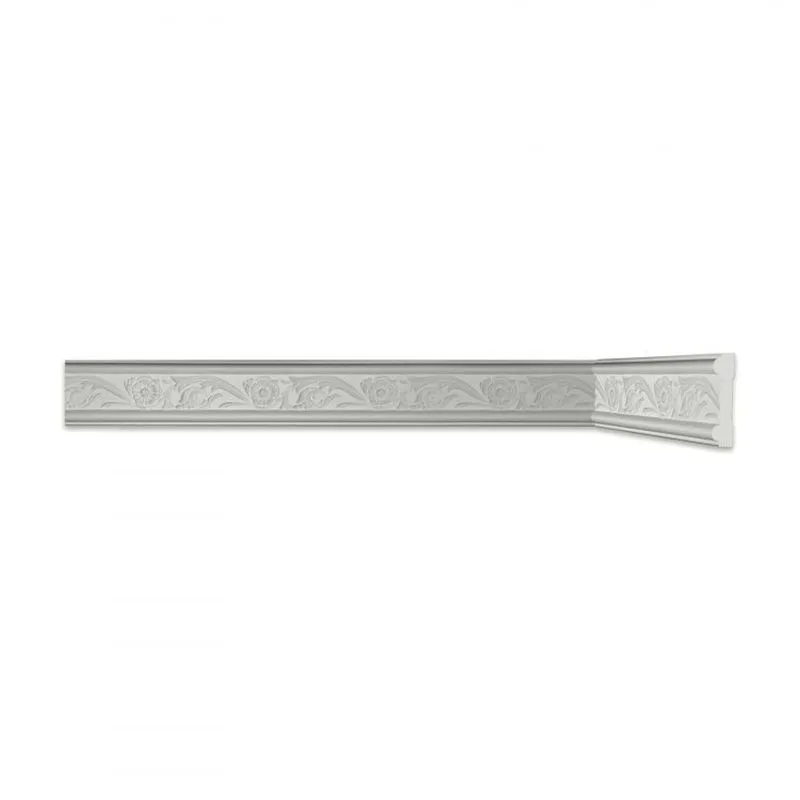 Kit 120m Linear Roda Maeio Hella Perfil De Poliestireno Branco