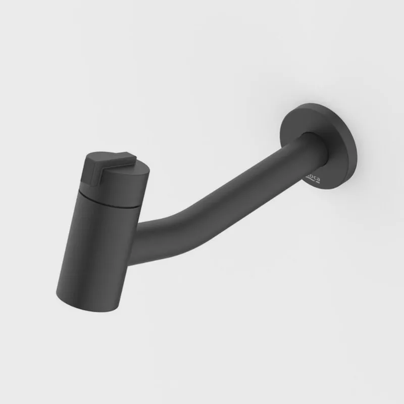 Kit com 3 Torneira para Lavatório de Parede New Singles Matte Black