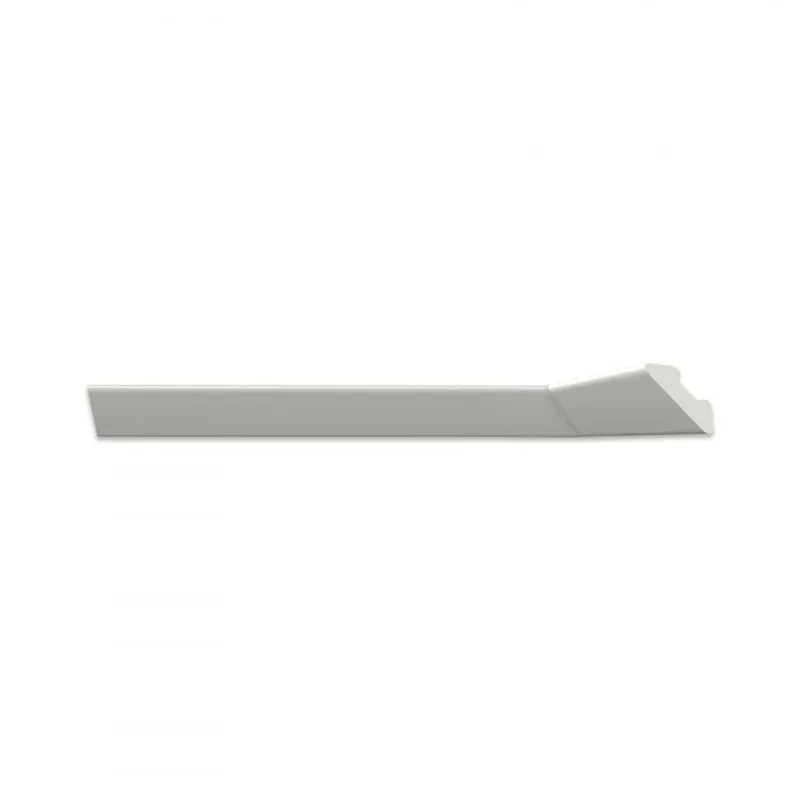 Kit Com 20 Barras Roda Teto L30 Perfil De Poliestireno Homestar 40m Branco