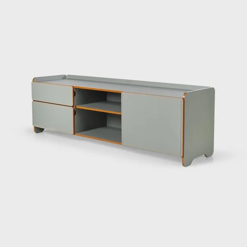 Rack para Sala de Estar para Tv até 75 Polegadas Flea A 58cm x C 182cm x P 48cm