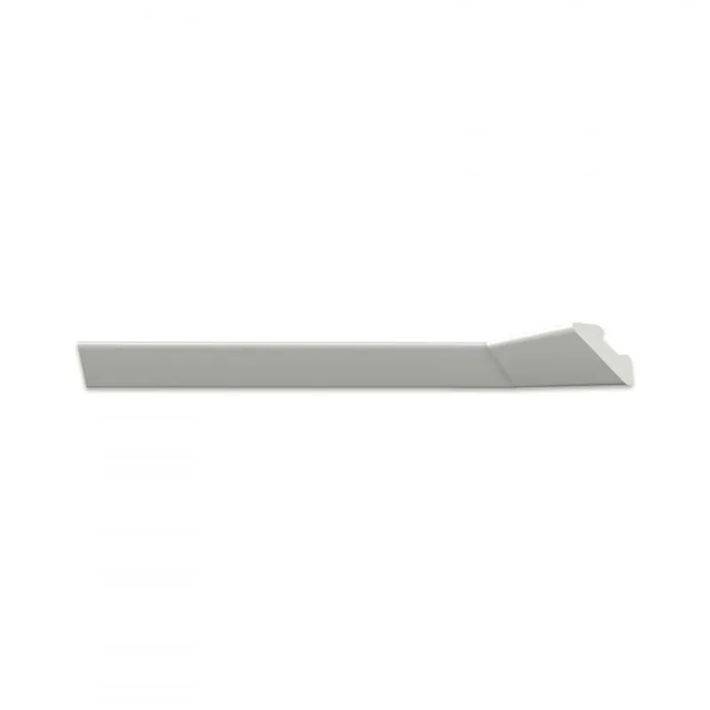 Kit Com 30 Barras Roda Teto L30 Perfil De Poliestireno Homestar 60m Branco