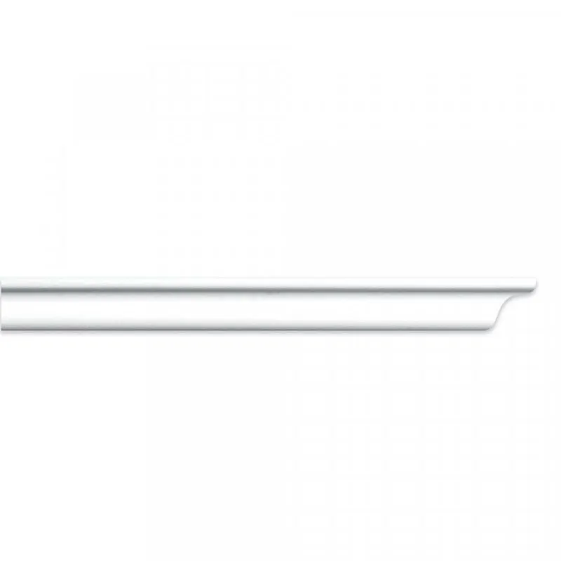 Kit Com 30 Barras Roda Teto Perfil De Poliestireno D25 Homestar 60m Branco