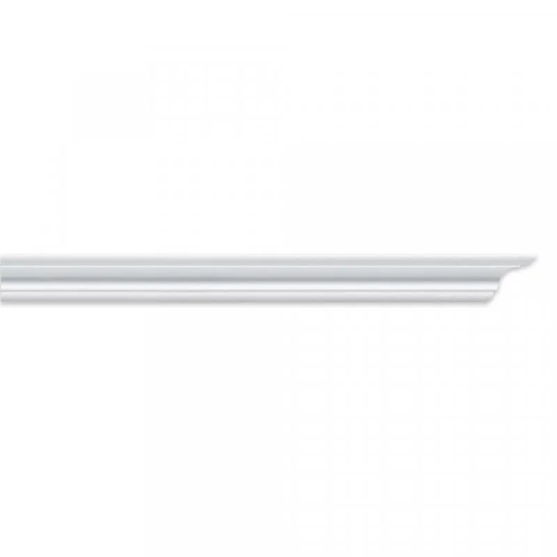 Kit Com 30 Barras Roda Teto De Poliestireno 2.2cm X 22mm X 2,00m C30 Homestar 60m Branco