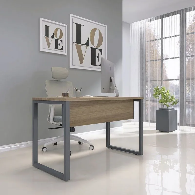 Mesa De Madeira 134cm X 60cm M134/60p25 Naturalle/grafito