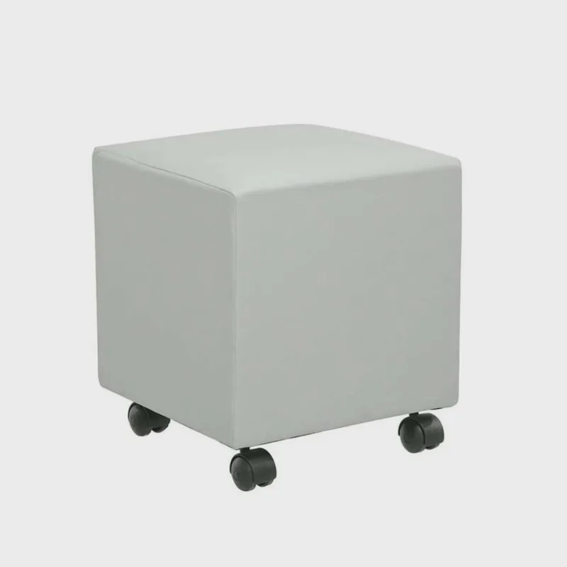 Puff Studio 40cm X 40cm X 40cmcourino com Rodizios Branco