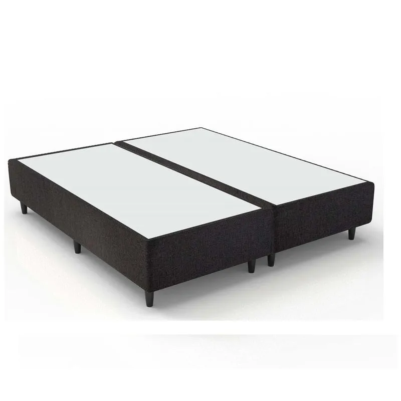 Base Box Queen Rustico Alpha Inducol 29 X 158 X 198cm Preto